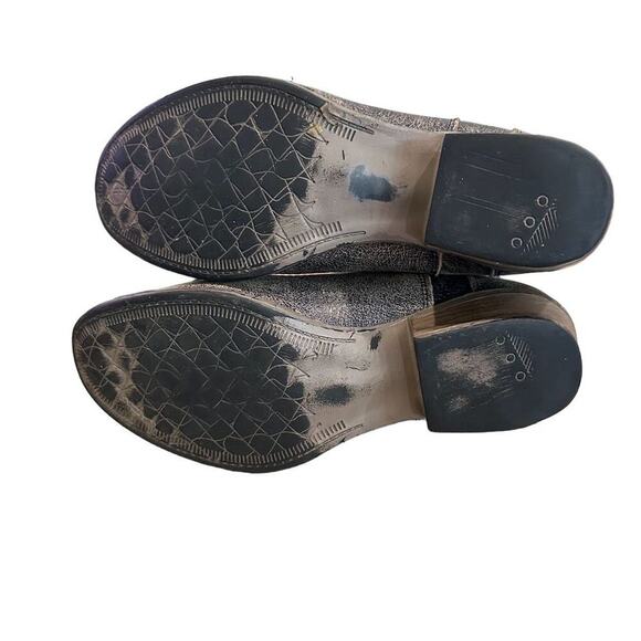 Sterling River women’s embroidered distressed leather western ankle boots size 7 - Picture 9 of 13